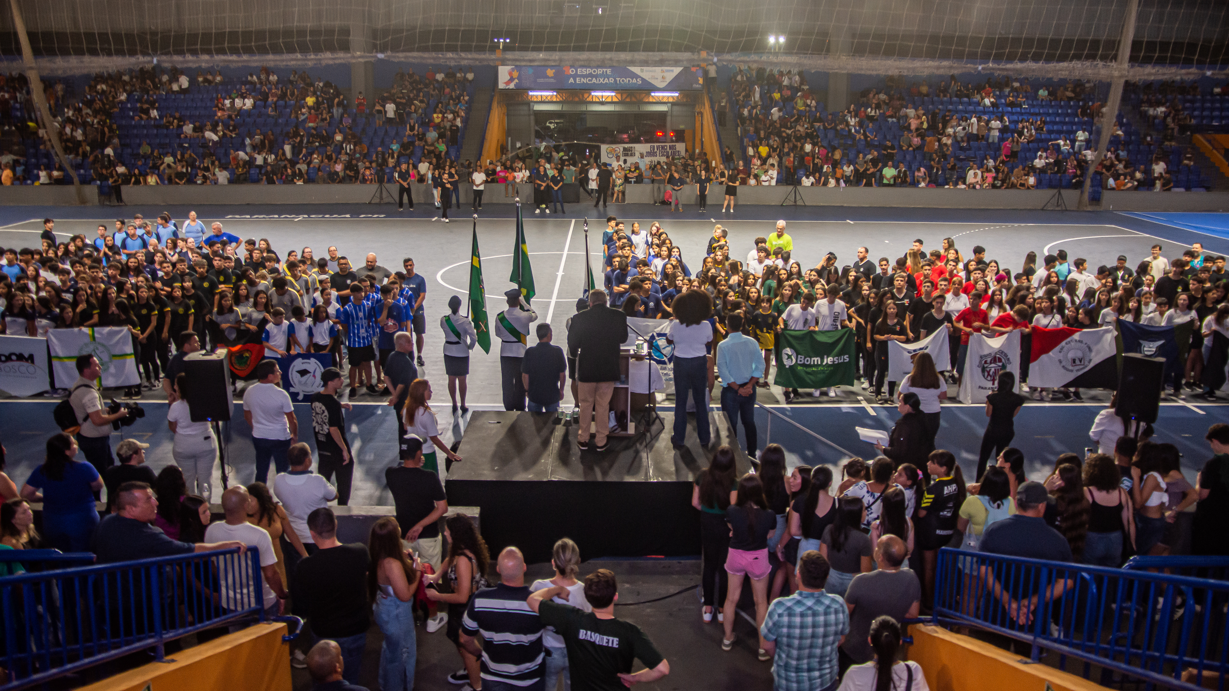 Paranaguá abre 50º Jogos Municipais Escolares 2026 com presença de atletas olímpicos e 10 modalidades esportivas