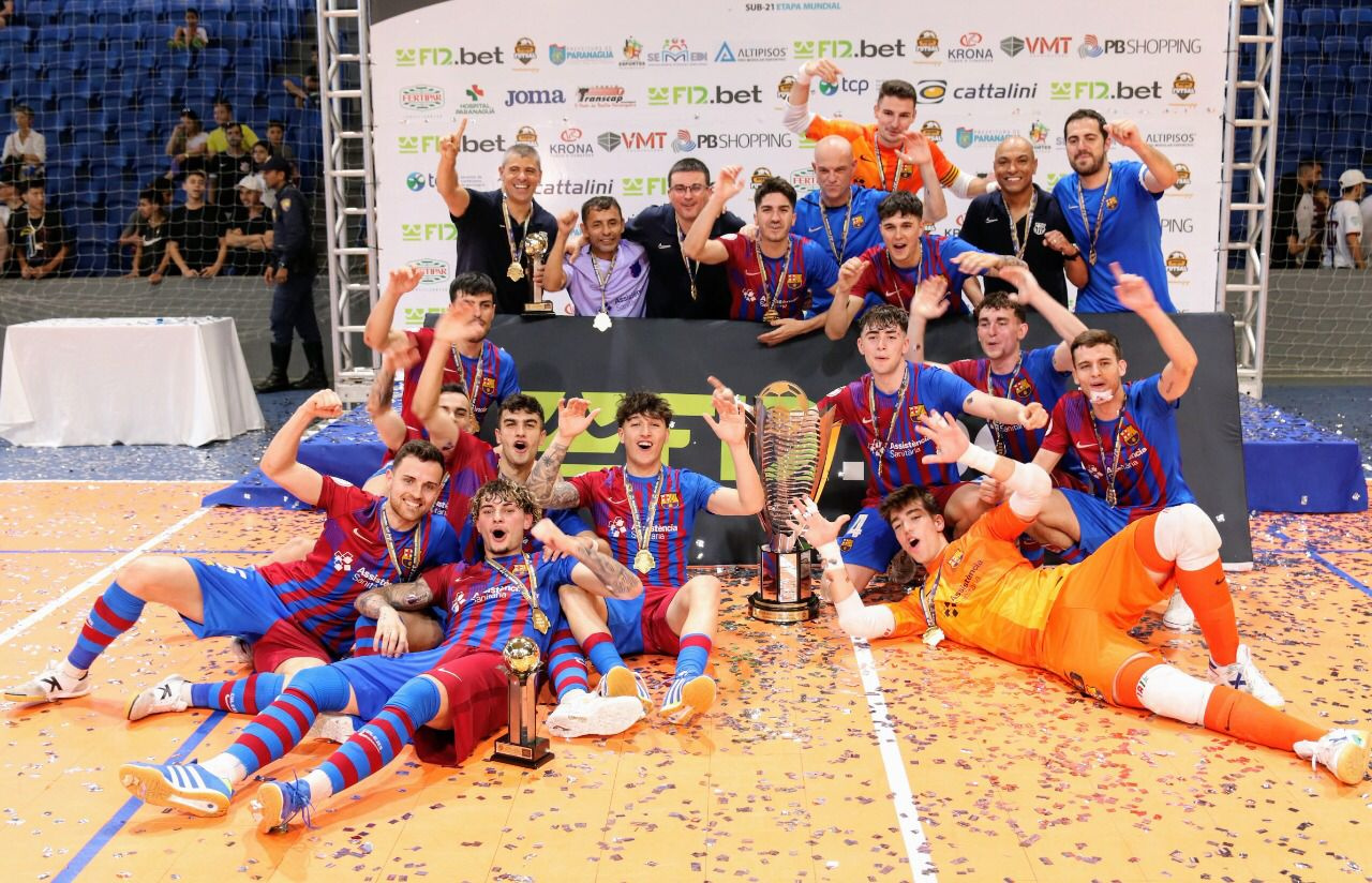 Prefeitura de Paranaguá - FC Barcelona é bicampeão da Copa Mundo do Futsal  Sub-21 Etapa Mundial