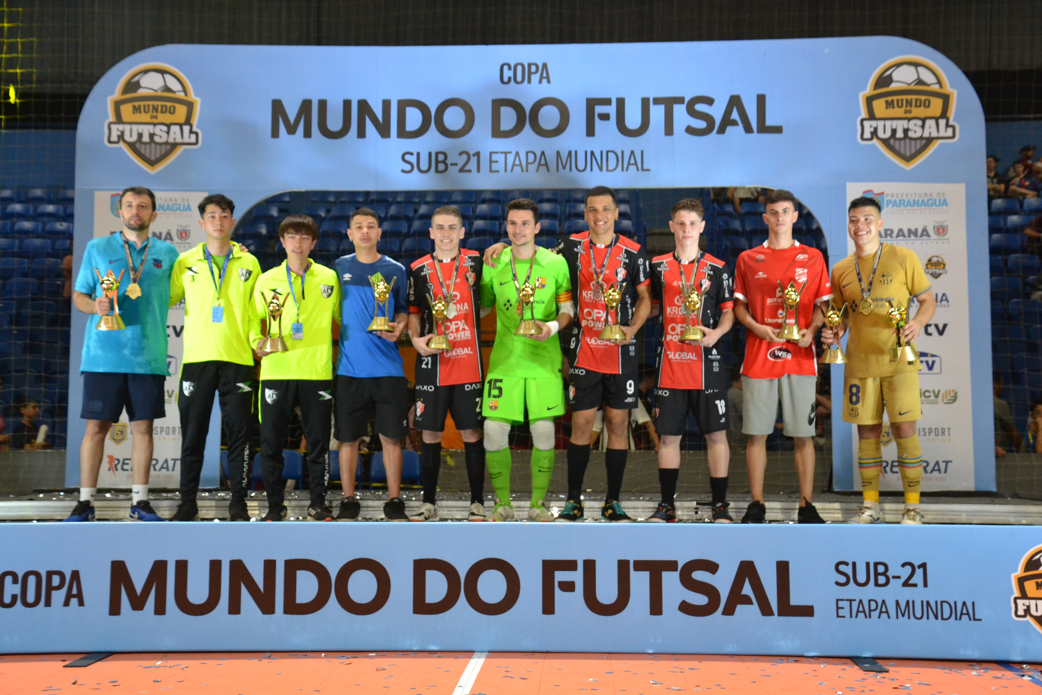 Barcelona é o grande campeão da Copa Mundo do Futsal Sub-21 em Paranaguá