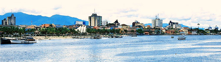 Paranaguá vista do Rio Itiberê