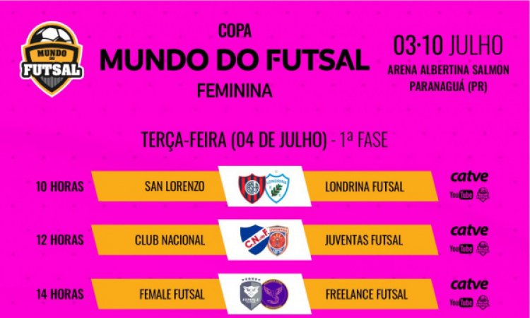 Prefeitura de Paranaguá - Copa Mundo Do Futsal Confira a programação da  competição