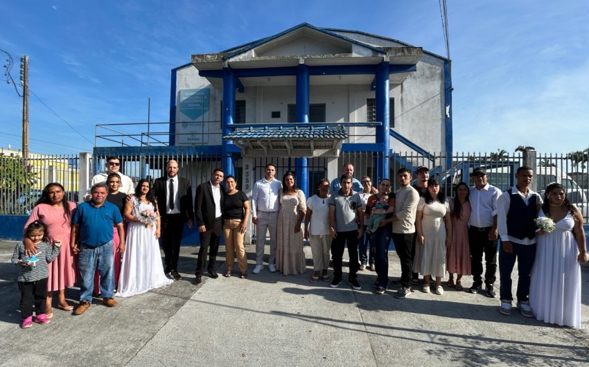 Paranaguá participa do casamento coletivo realizado com casais de 300 municípios